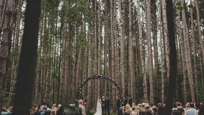 Boda en un bosque