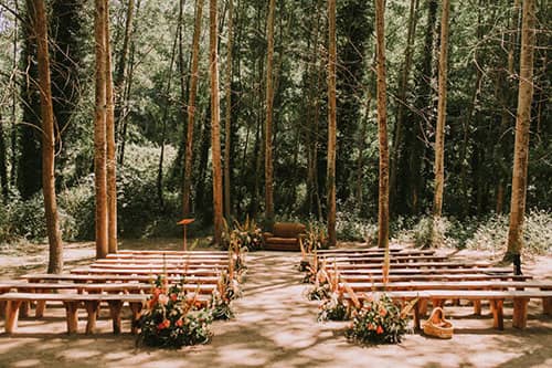 Bosques para celebrar matrimonio